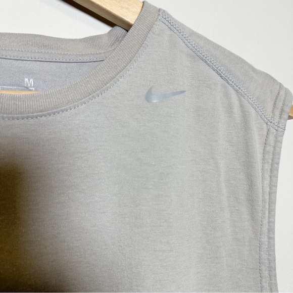 Nike Pro Active Gray Basketball Muscle Tank - Picture 3 of 6